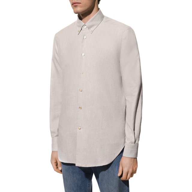 фото Хлопковая рубашка kiton