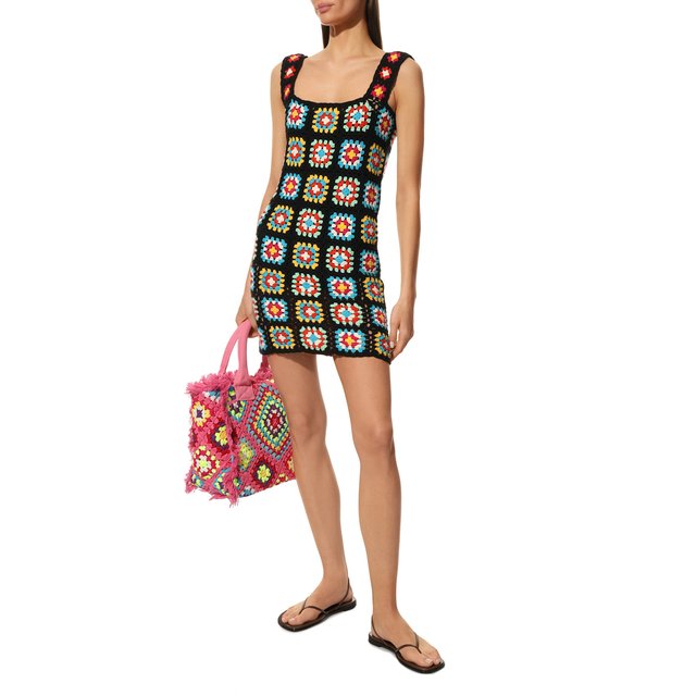 фото Хлопковое платье mc2 saint barth