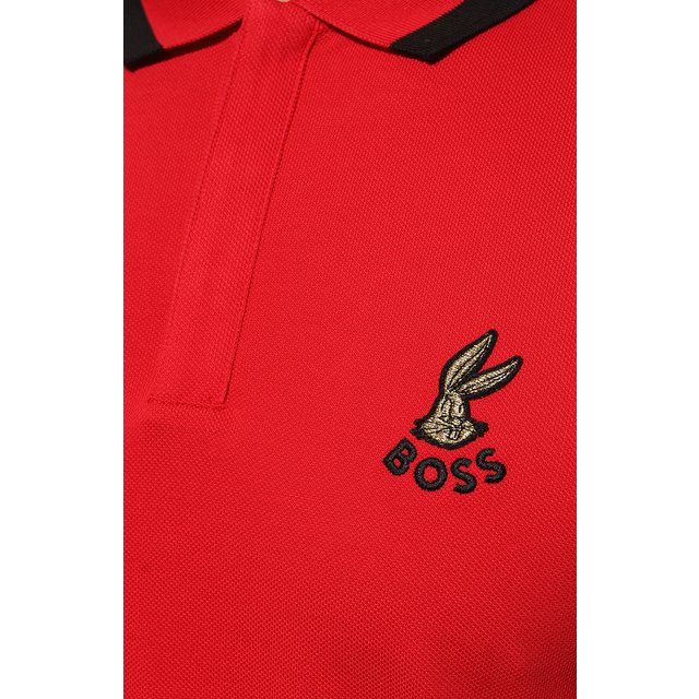 фото Хлопковое поло boss