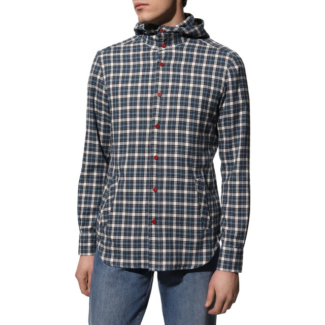 фото Хлопковая рубашка kiton
