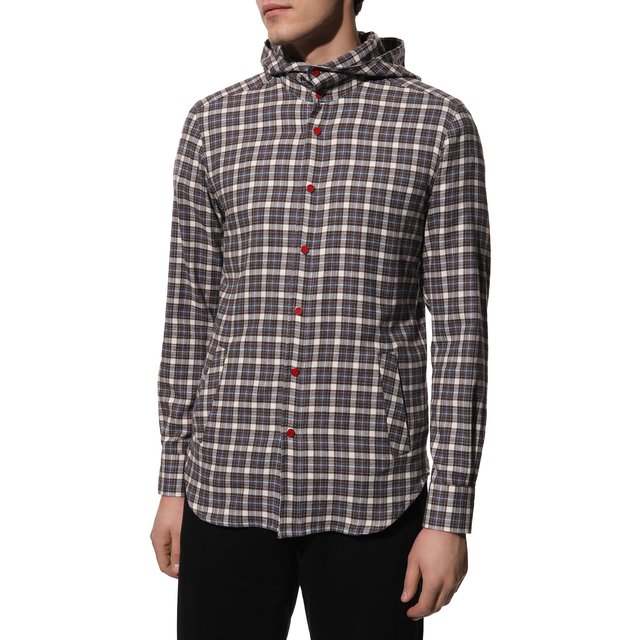 фото Хлопковая рубашка kiton