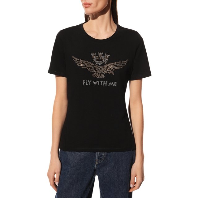 фото Хлопковая футболка aeronautica militare