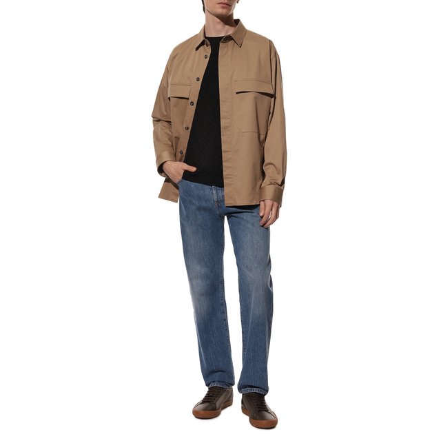 фото Хлопковая футболка boss