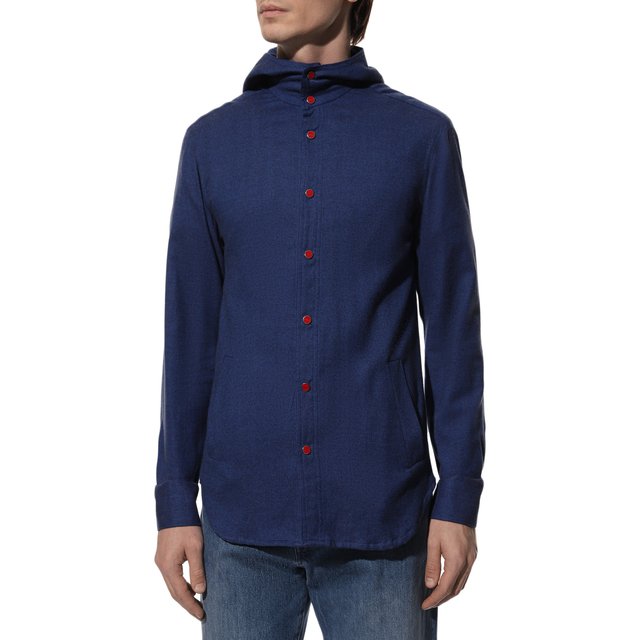 фото Хлопковая рубашка kiton