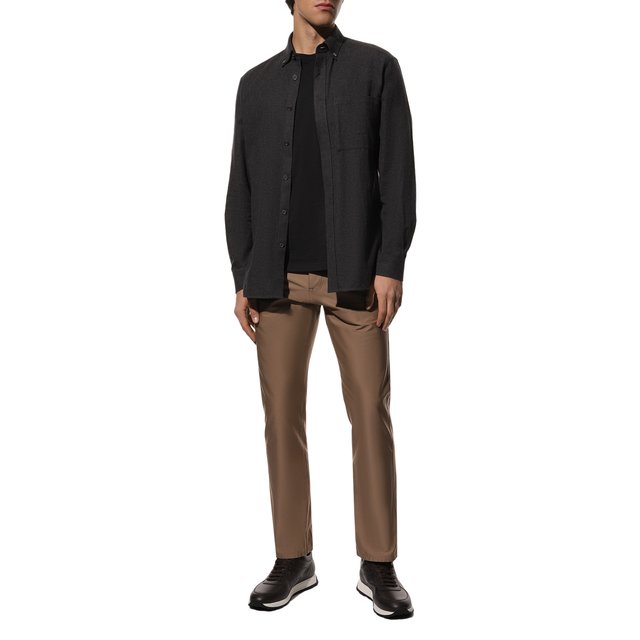 фото Хлопковые брюки two men in the world