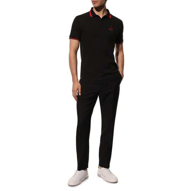 фото Хлопковое поло boss