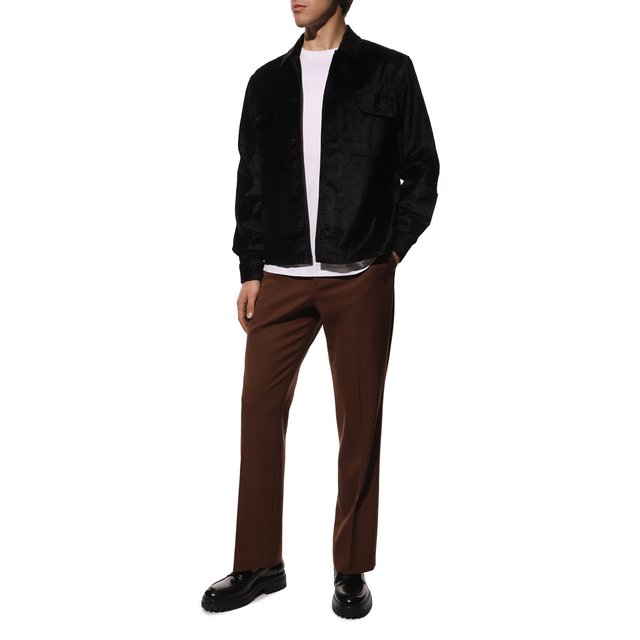 фото Рубашка из хлопка и вискозы boss