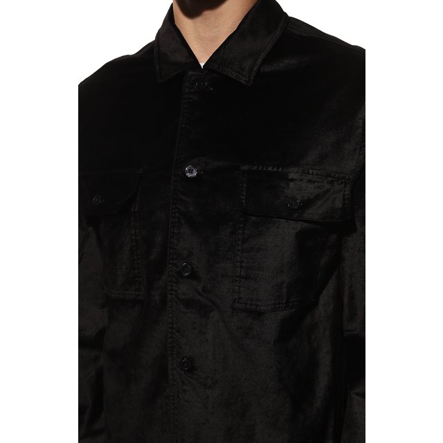 фото Рубашка из хлопка и вискозы boss