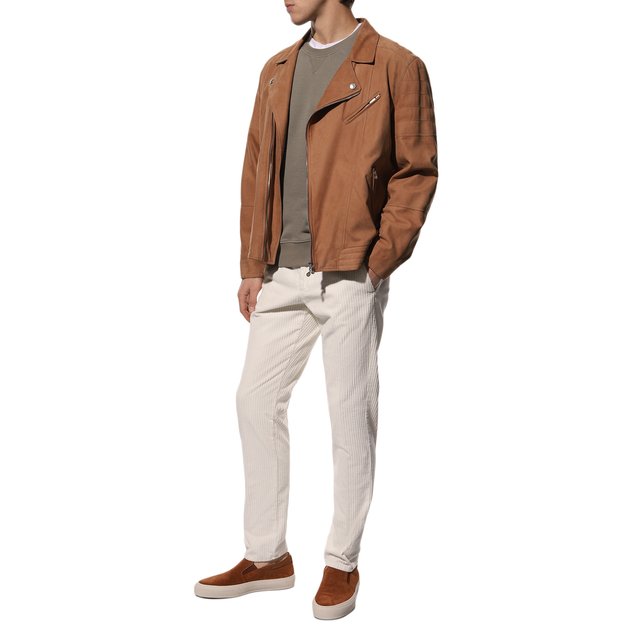 фото Хлопковые брюки andrea campagna