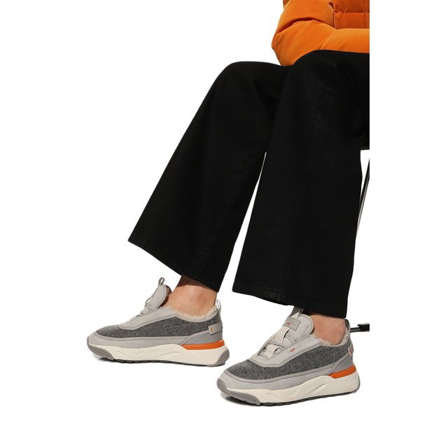 фото Комбинированные кроссовки santoni