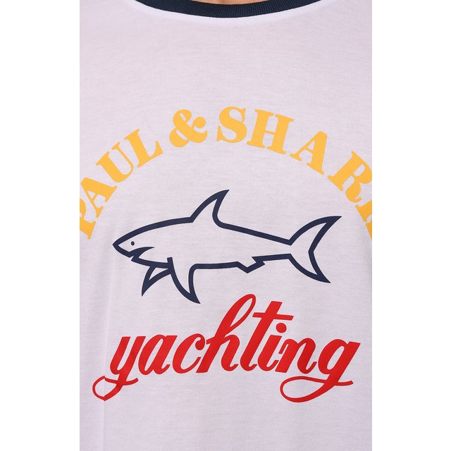 фото Хлопковая футболка paul&shark