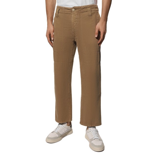 фото Хлопковые брюки two men in the world