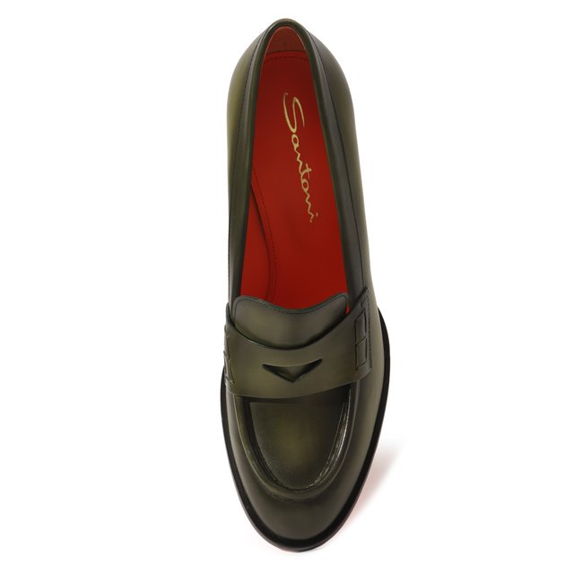 фото Кожаные туфли santoni