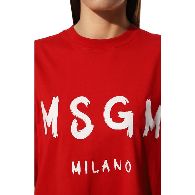 фото Хлопковое платье msgm