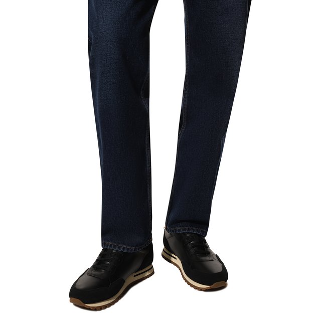 фото Кожаные кроссовки boss