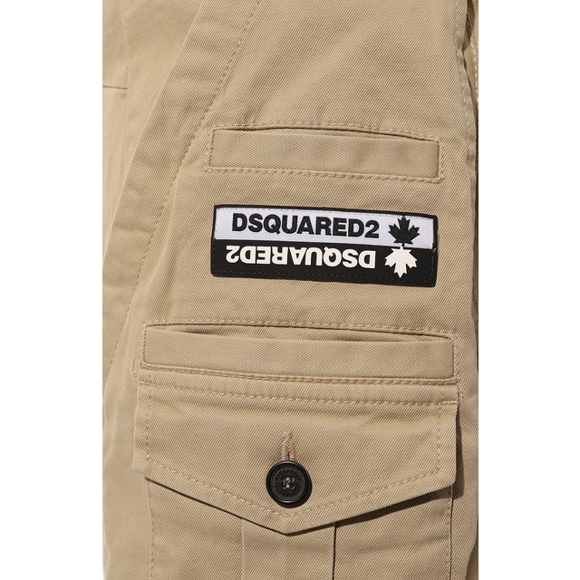 фото Хлопковые брюки-карго dsquared2