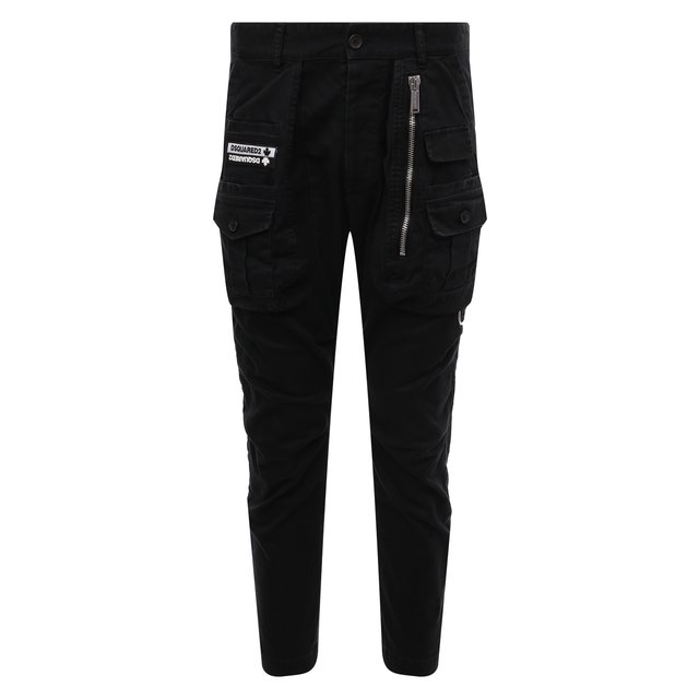 фото Хлопковые брюки-карго dsquared2