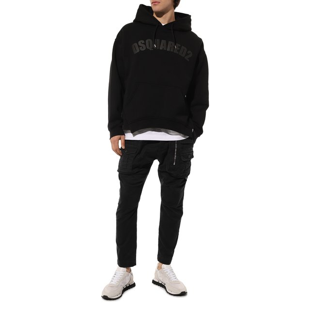 фото Хлопковые брюки-карго dsquared2