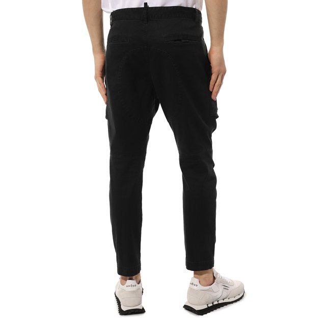 фото Хлопковые брюки-карго dsquared2