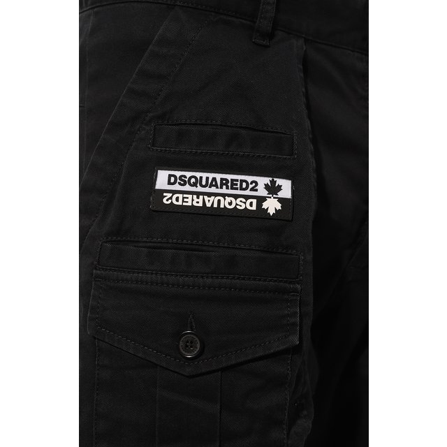 фото Хлопковые брюки-карго dsquared2