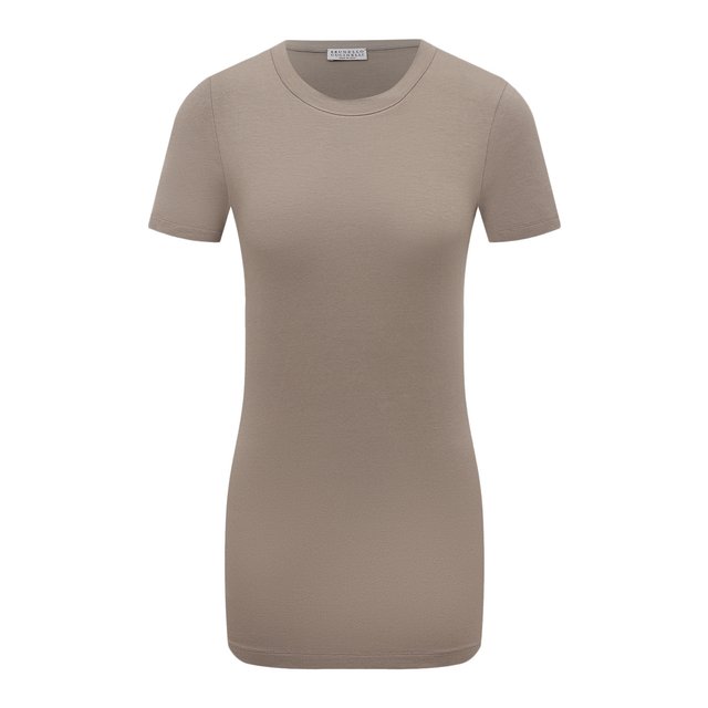 фото Хлопковая футболка brunello cucinelli