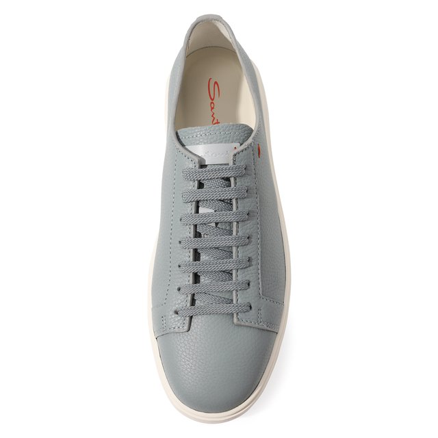 фото Кожаные кеды santoni