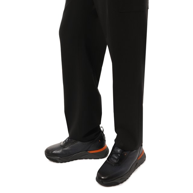 фото Кожаные кроссовки santoni
