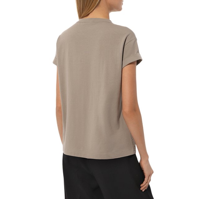 фото Хлопковая футболка brunello cucinelli