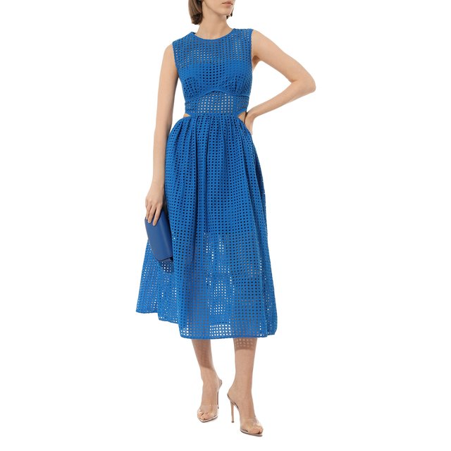 фото Хлопковое платье self-portrait