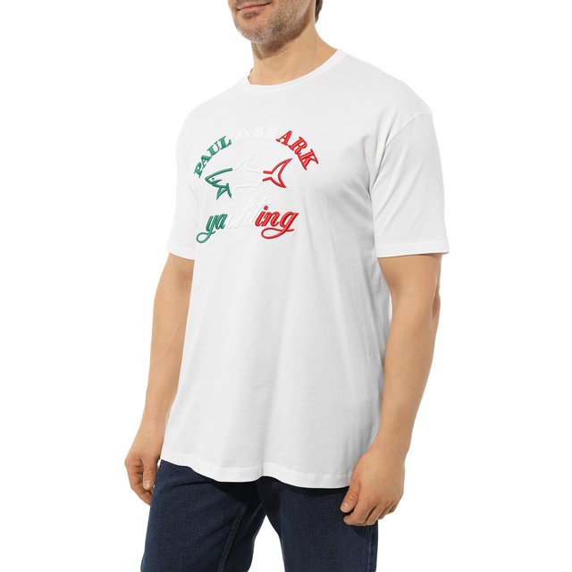 фото Хлопковая футболка paul&shark