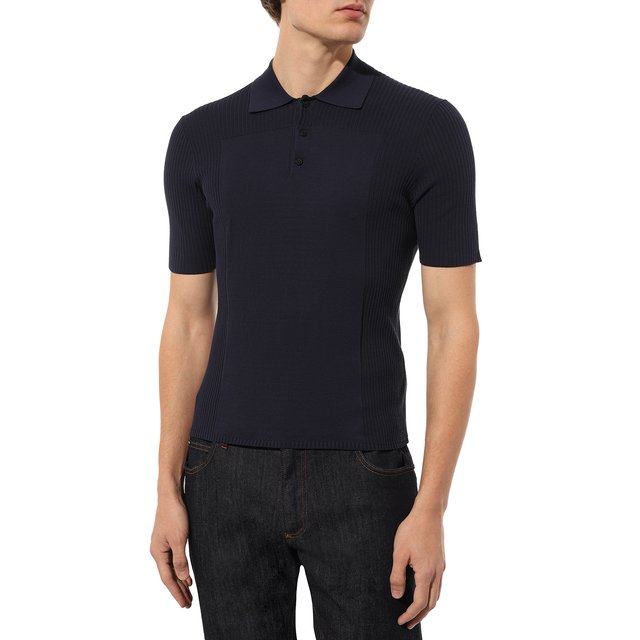 фото Хлопковое поло trussardi