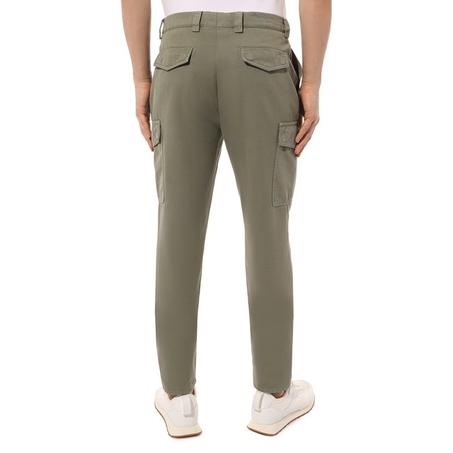 фото Хлопковые брюки-карго brunello cucinelli