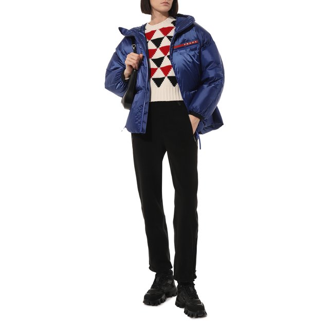 фото Пуховик prada linea rossa prada