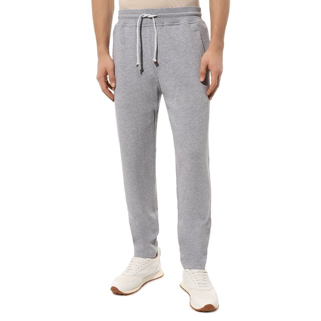 фото Хлопковые брюки brunello cucinelli