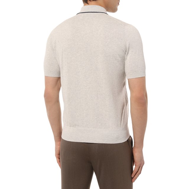 фото Хлопковое поло brunello cucinelli