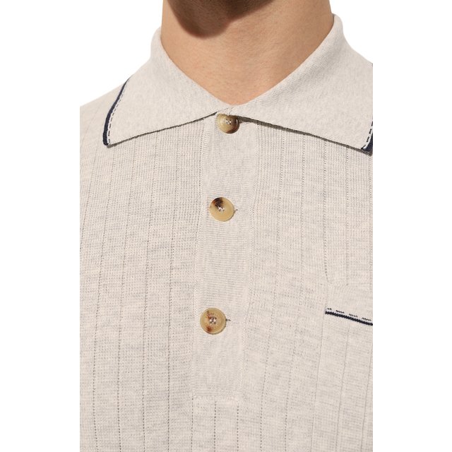 фото Хлопковое поло brunello cucinelli