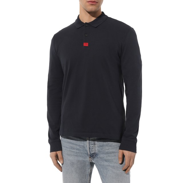 фото Хлопковое поло hugo