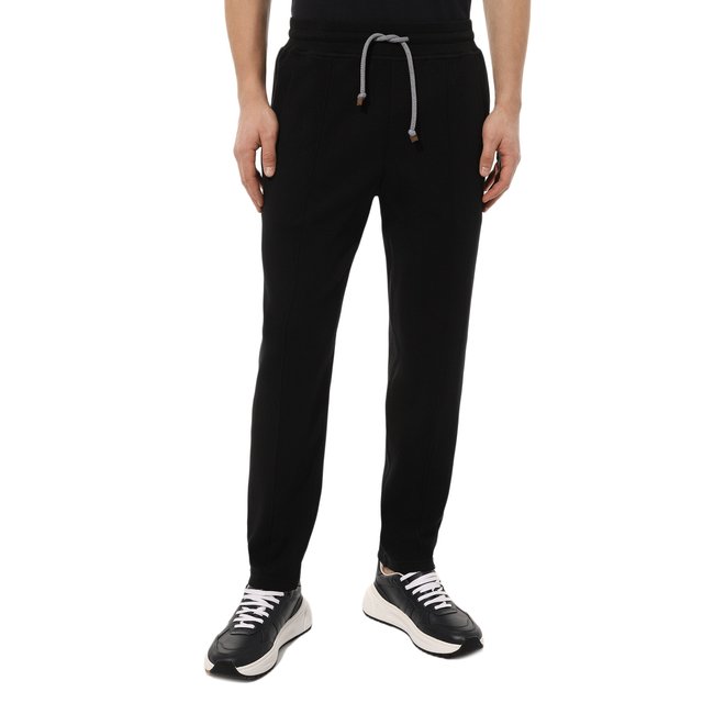 фото Хлопковые брюки brunello cucinelli