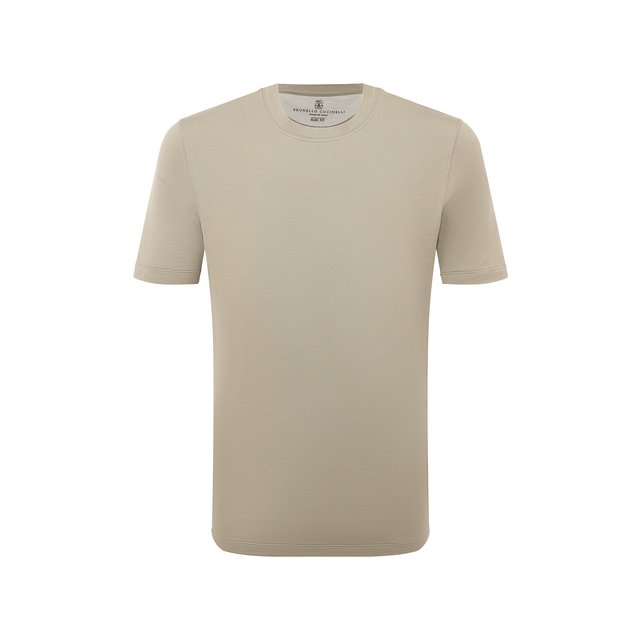 фото Хлопковая футболка brunello cucinelli