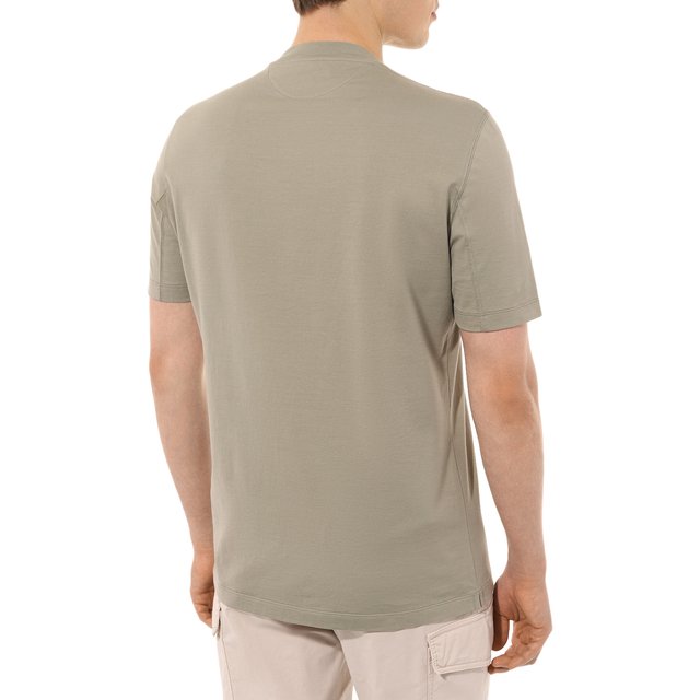 фото Хлопковая футболка brunello cucinelli