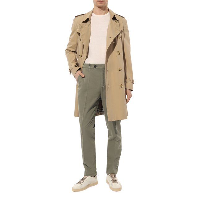 фото Хлопковые брюки brunello cucinelli