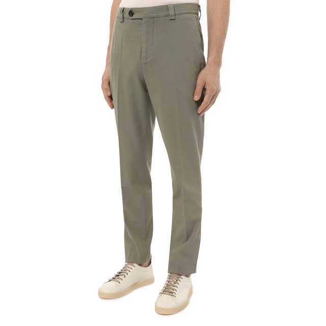 фото Хлопковые брюки brunello cucinelli