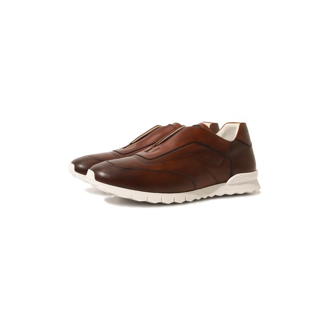 фото Кожаные кроссовки kiton