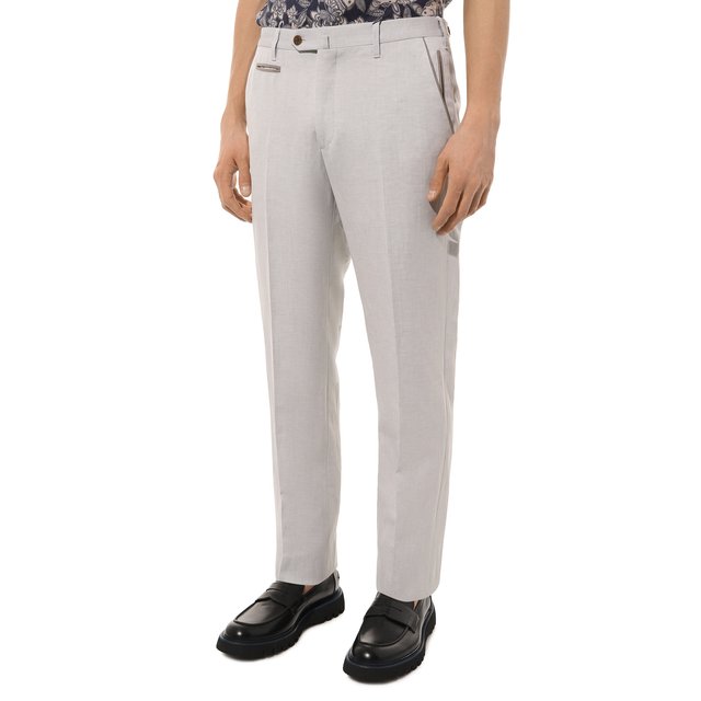 фото Брюки из шерсти и льна corneliani