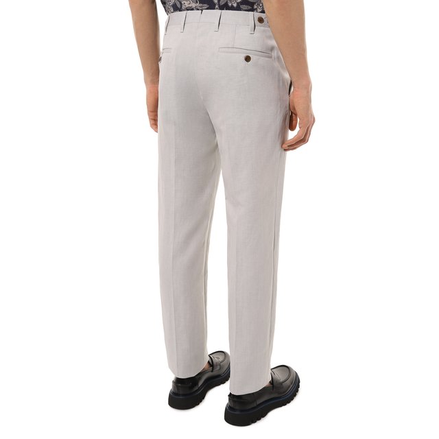 фото Брюки из шерсти и льна corneliani