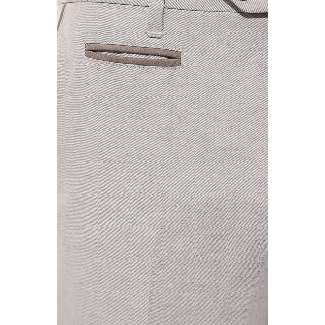 фото Брюки из шерсти и льна corneliani