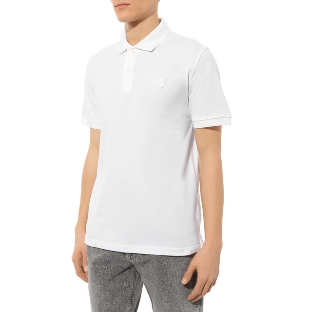 фото Хлопковое поло corneliani