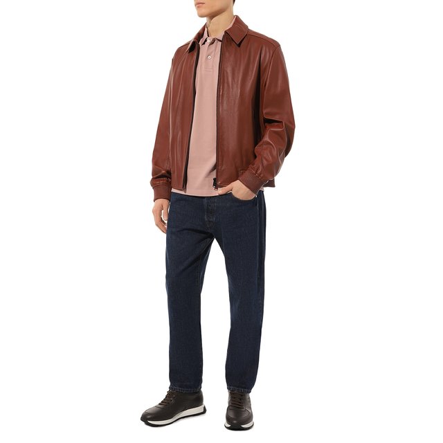 фото Хлопковое поло corneliani