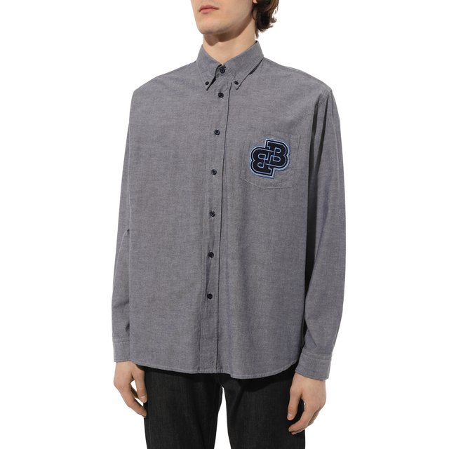 фото Хлопковая рубашка boss