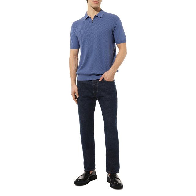 фото Хлопковое поло corneliani